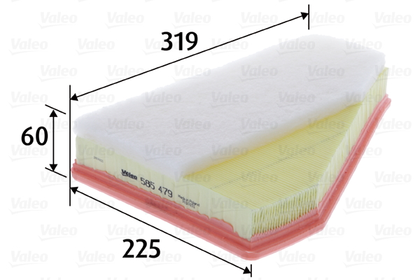 Filtro aria - 585479 VALEO